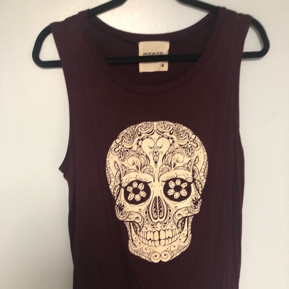 Skull tank top